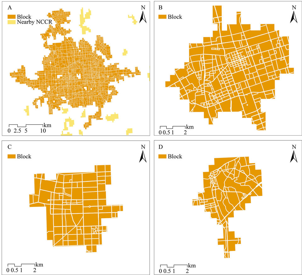 Boundaries and Blocks in Redefined Cities of China 2011 & 2016
