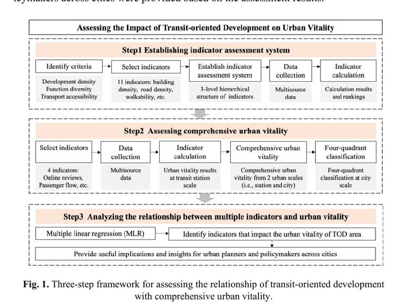Assessing the Relationship of Transit-Oriented Development with Urban Vitality in China