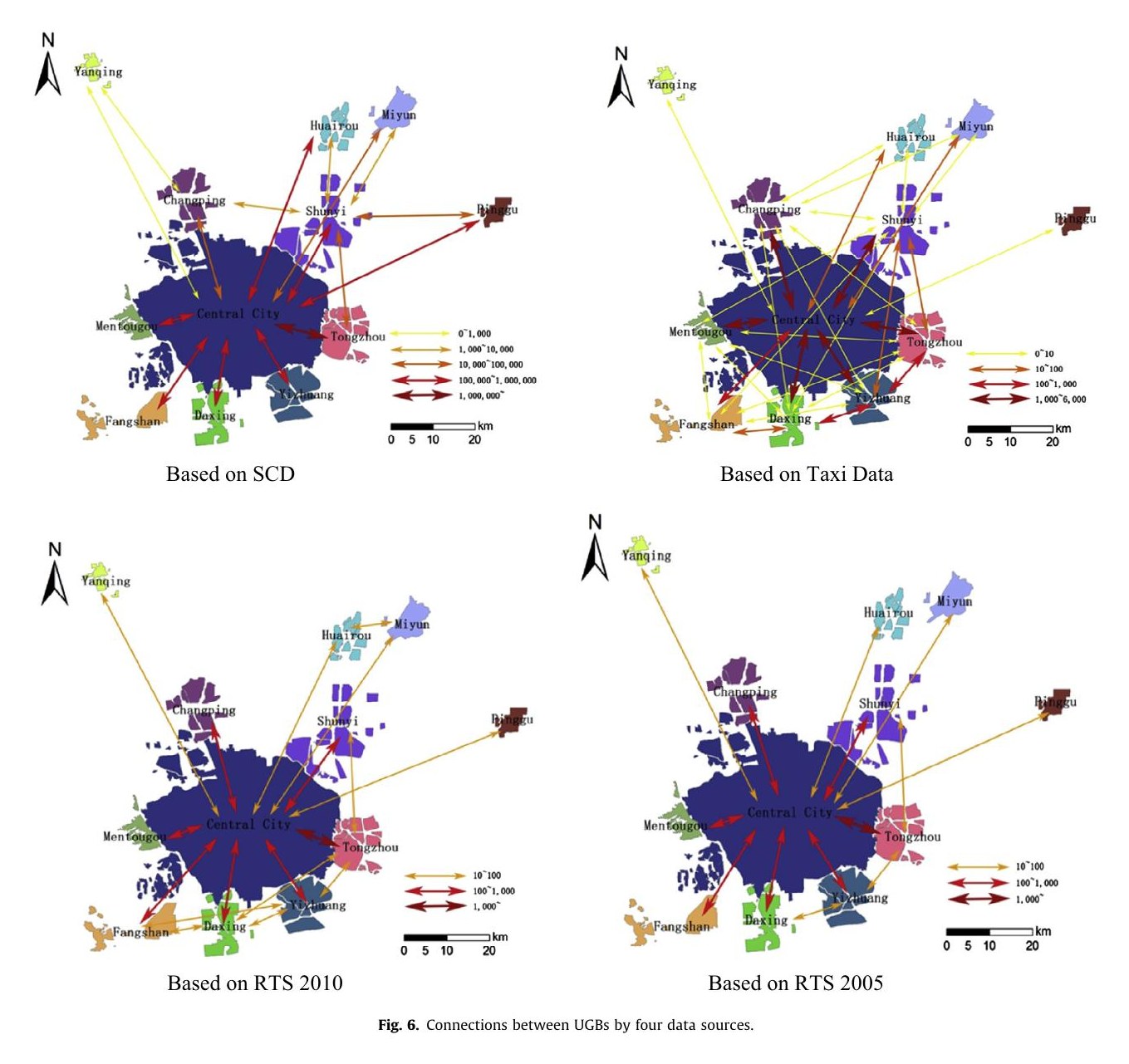 Evaluating the effectiveness of urban growth boundaries using human mobility and activity records