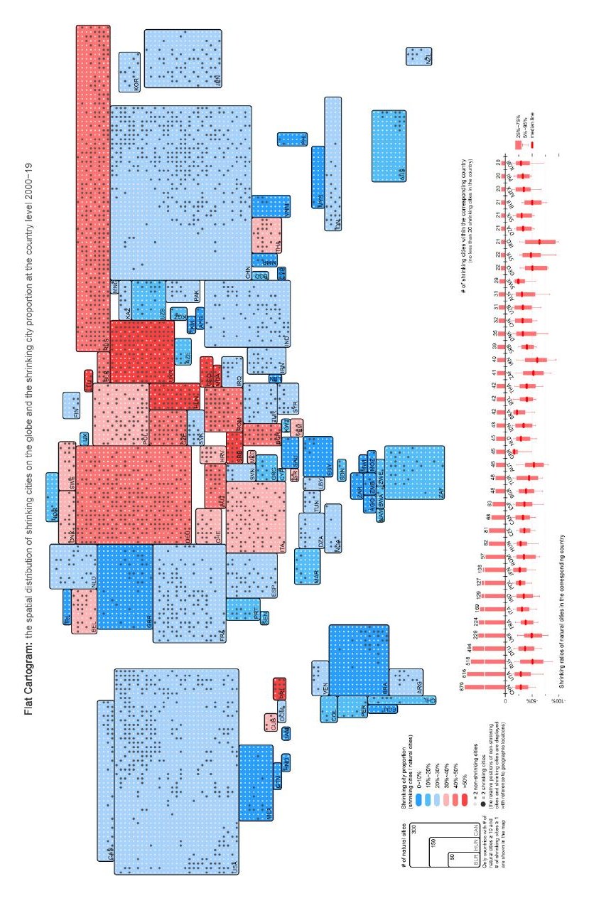 Shrinking cities on the globe: Evidence from LandScan 2000–2019