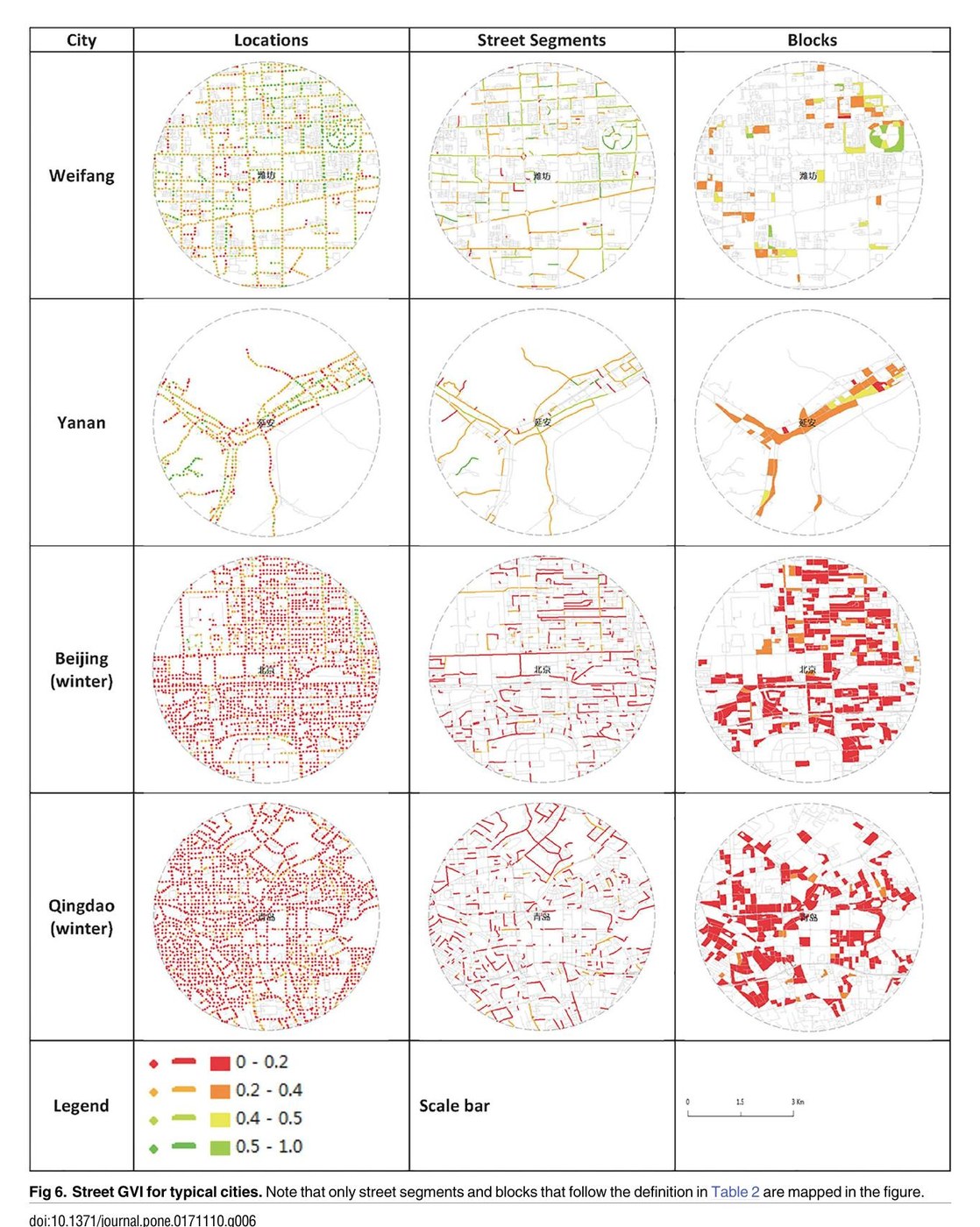 How green are the streets? An analysis for central areas of Chinese cities using Tencent Street View