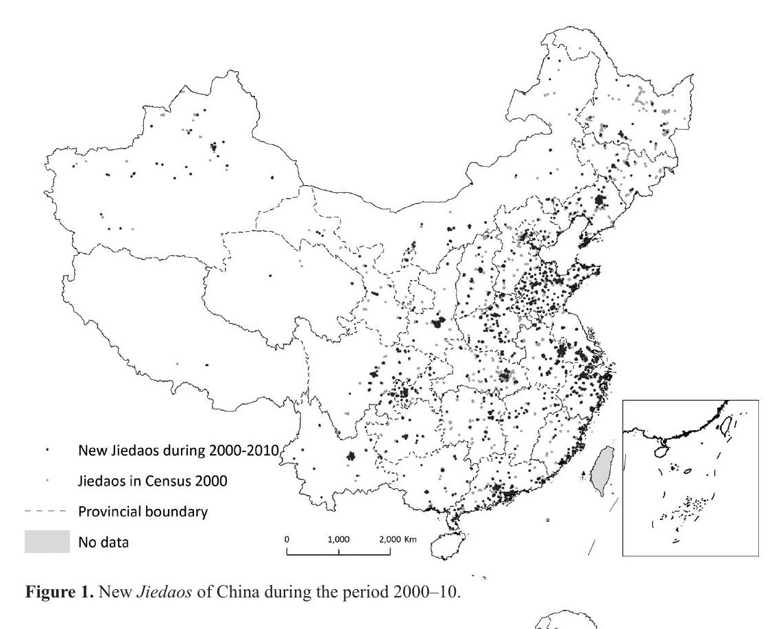 Featured Graphic. Mushrooming Jiedaos , Growing Cities: An Alternative Perspective on Urbanizing China