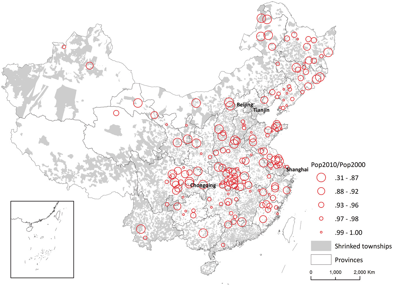 The New Data of Yichun, a Shrinking City in North‑East China
