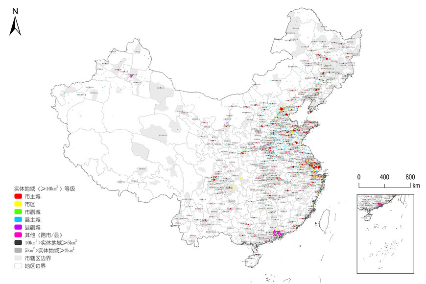 Spatial Cities of China 2015